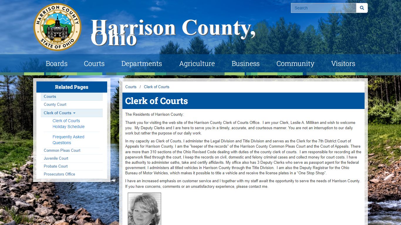 Clerk of Courts - Harrison County, Ohio